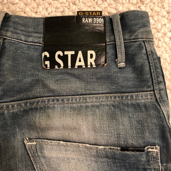 G-Star Raw Men 3301 Arc Loose Tapered Jeans 28x32 - Picture 3 of 6